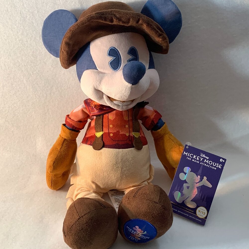 Disney Mickey Mouse Main Attraction Plush Big Thunder Mountain Railroad New